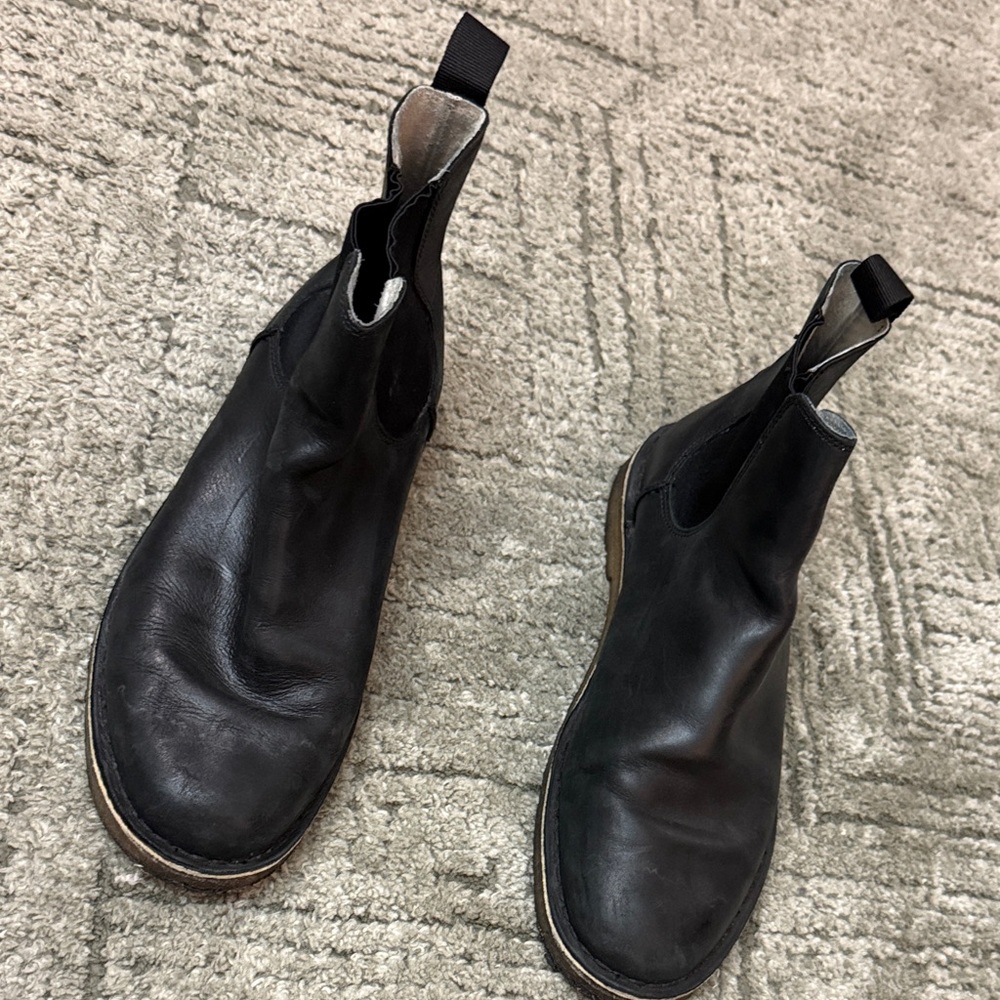 Chelsea28 Black Leather Men's Boots